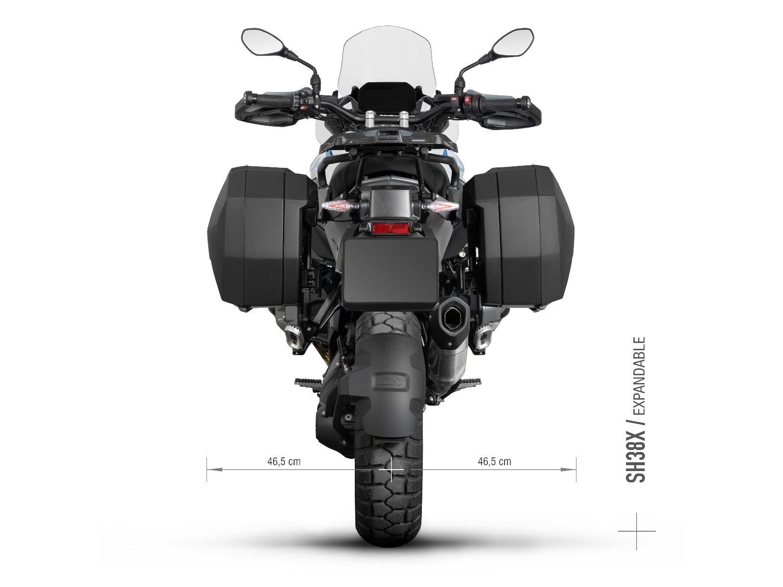 SHAD 3P Pannier Fitting Kit for BMW R1300 GS Triple Black (23-26) W0RG14IF