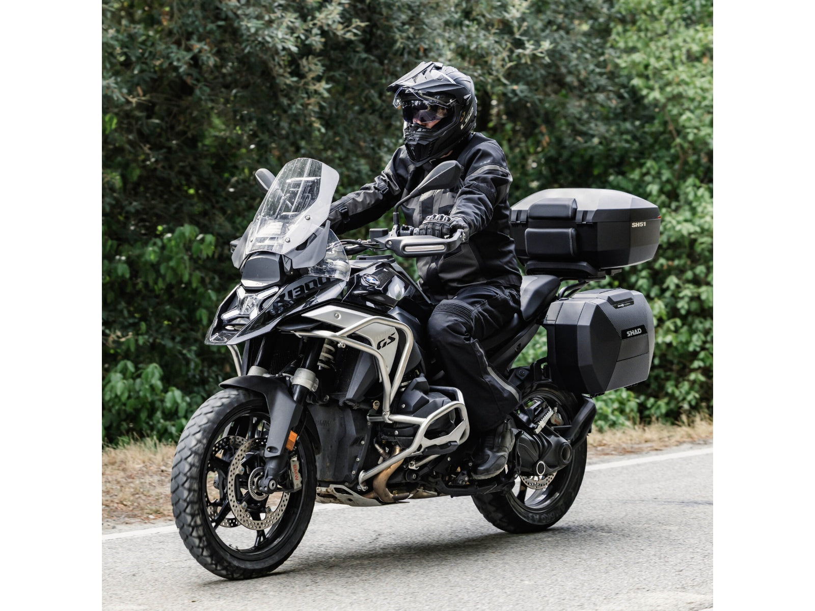 SHAD Upper Crash Bars - Silver for BMW R1300 GS Trophy (24-26) W0RG14SSH
