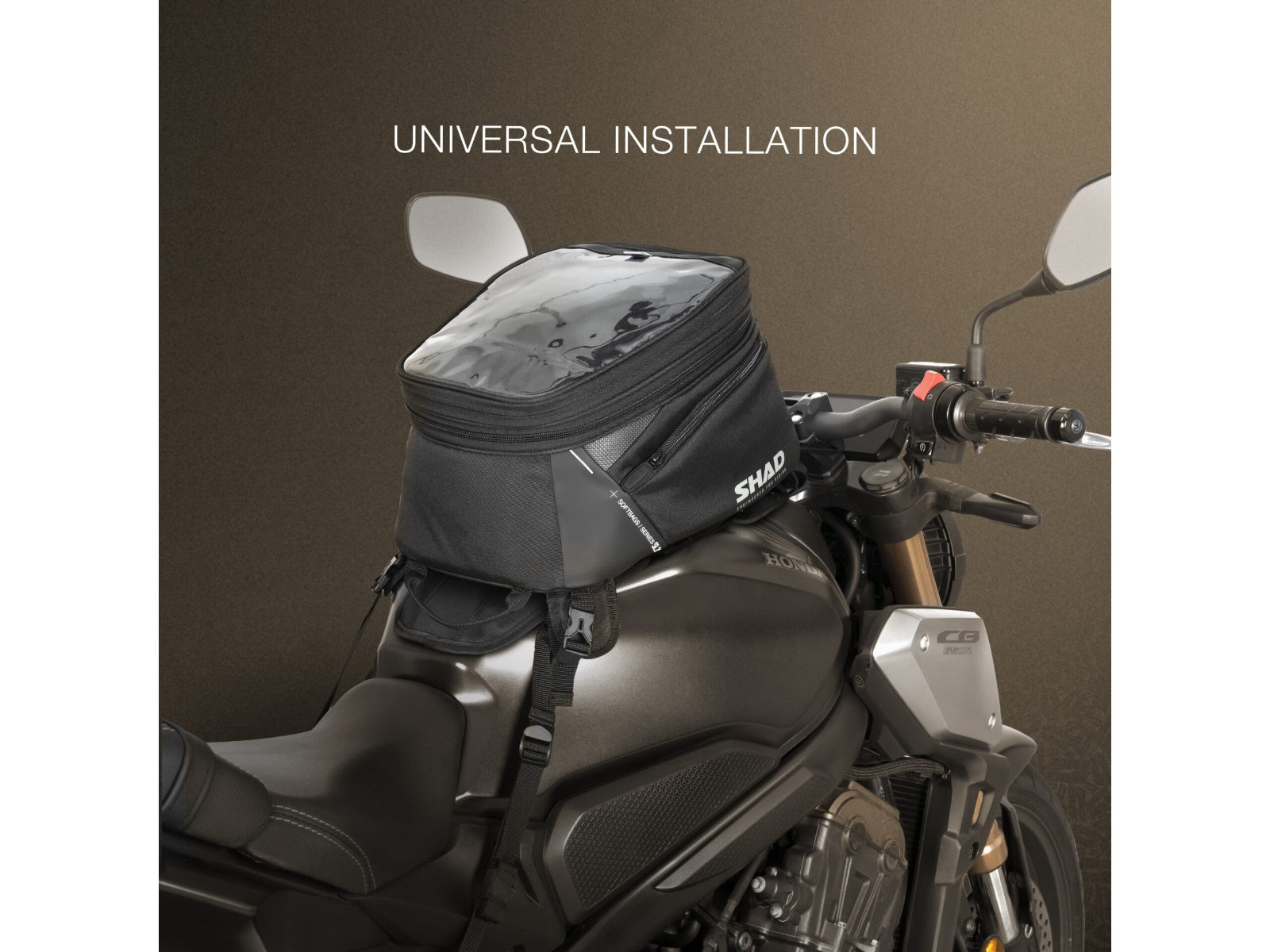 SHAD Motorcycle Magnetic Tank Bag (Medium)