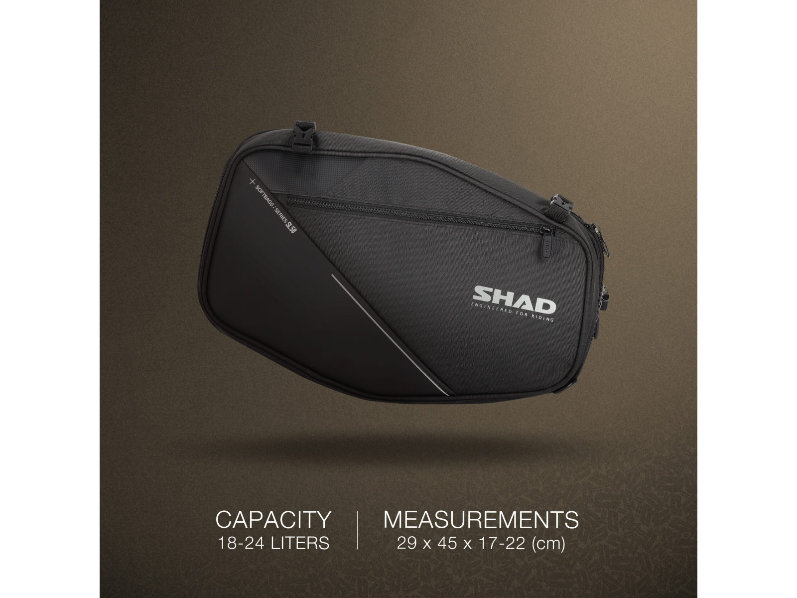 SHAD Motorcycle SL58 Saddle Bags - Large