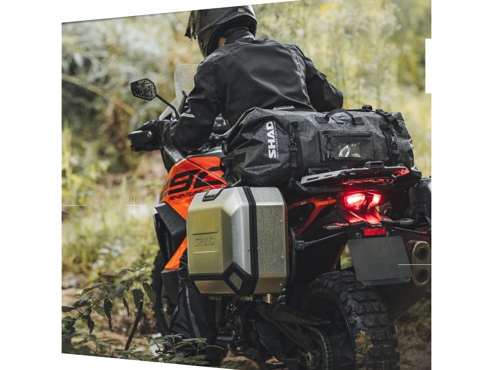 SHAD Motorcycle 100% Waterproof SW80 Tail Bag / Backpack
