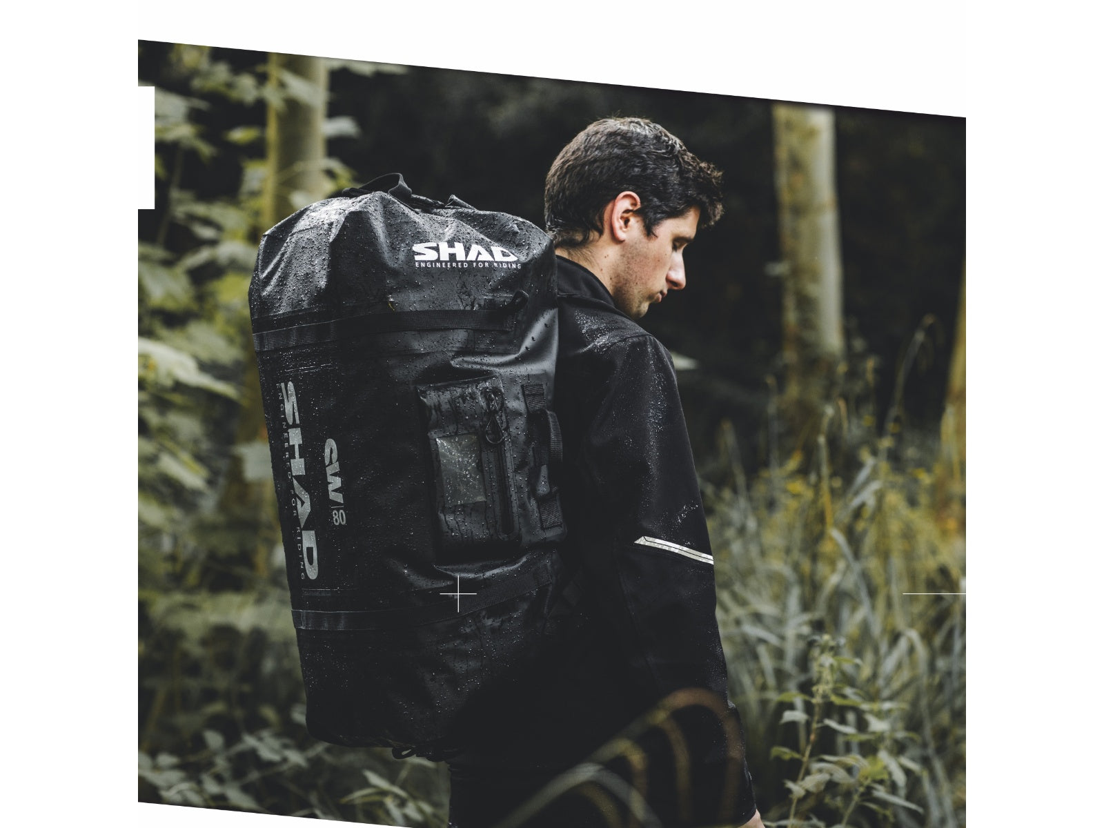 SHAD Motorcycle 100% Waterproof SW80 Tail Bag / Backpack