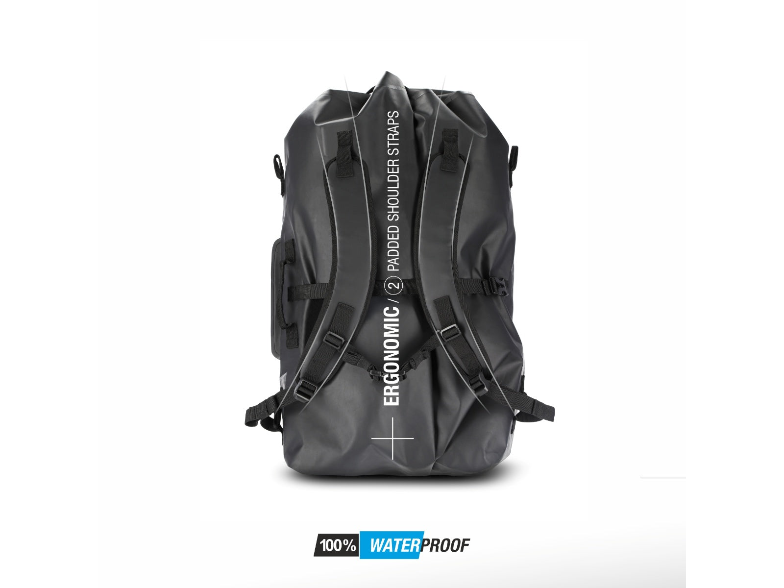 SHAD Motorcycle 100% Waterproof SW80 Tail Bag / Backpack