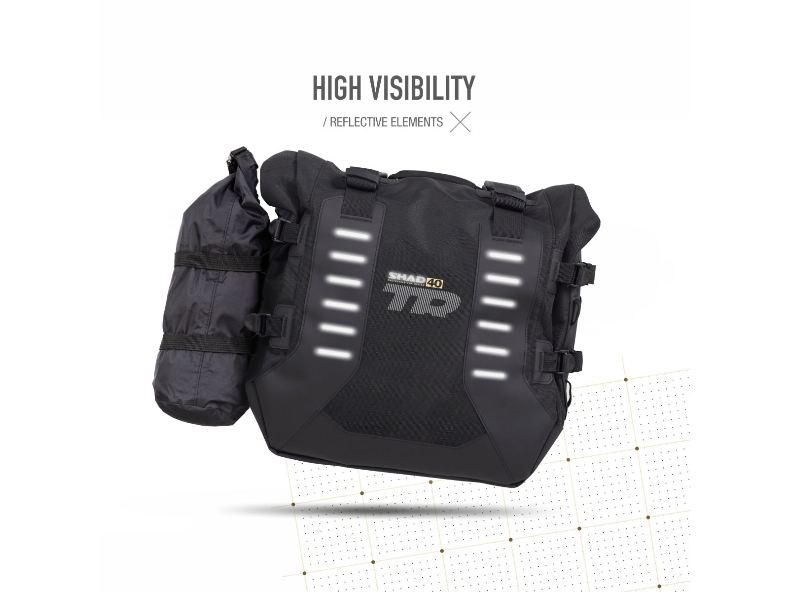 SHAD Motorcycle TR40 Soft Adventure Panniers
