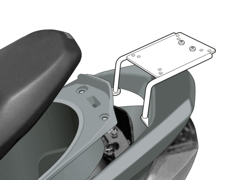 SHAD Top Box Fitting Kit for Yamaha Cygnus X 125 (04-06) Y0CY14ST