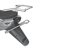 SHAD Top Box Fitting Kit for Yamaha Neos 50 (08-26) Y0NS58ST